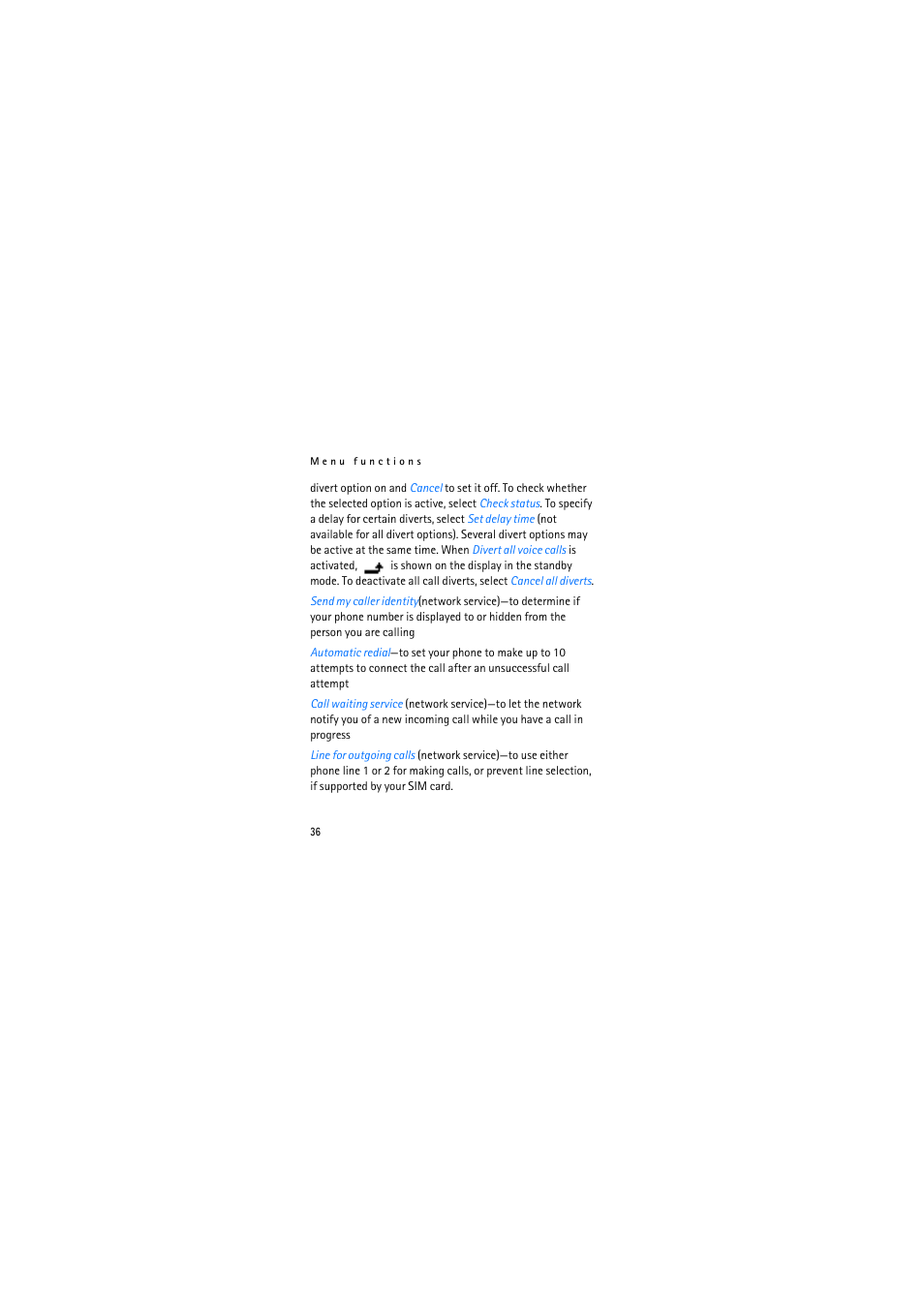 Nokia 2310 User Manual | Page 36 / 63