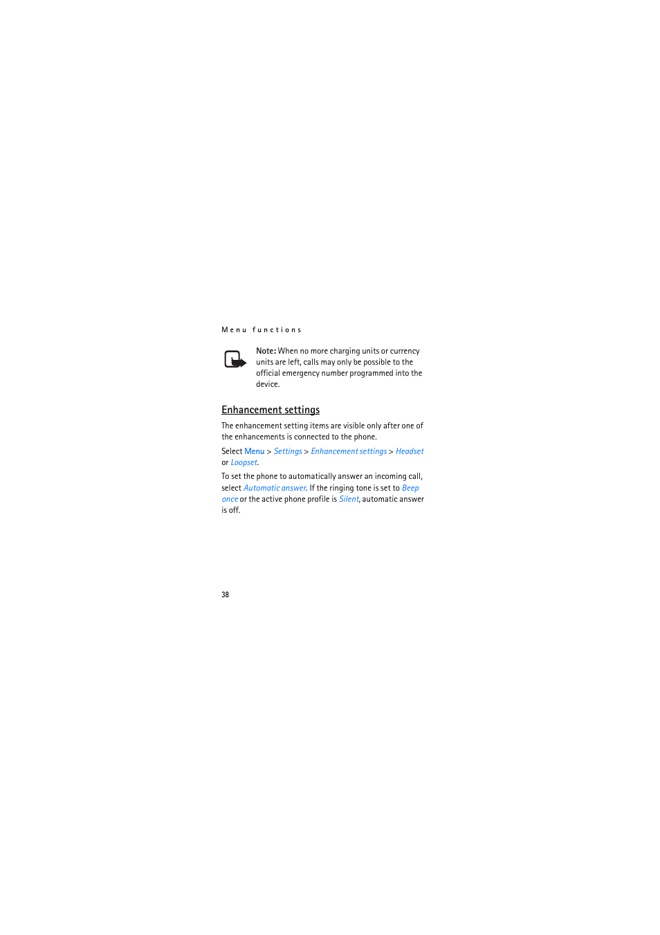 Nokia 2310 User Manual | Page 38 / 63