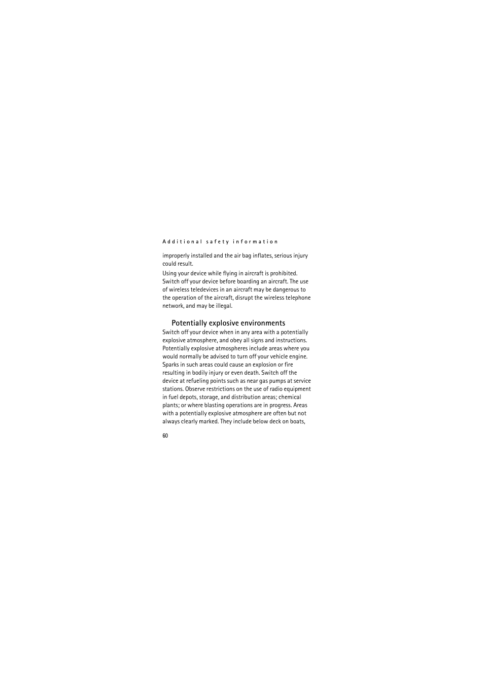 Nokia 2310 User Manual | Page 60 / 63