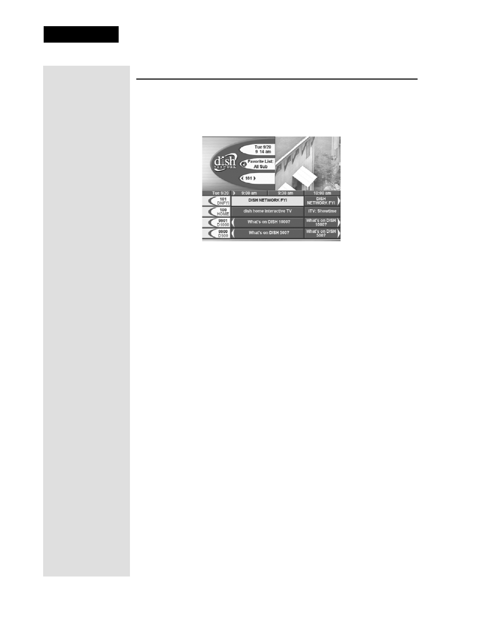 Using the program guide, Chapter 3 | Dish Network Solo 301 User Manual | Page 31 / 106