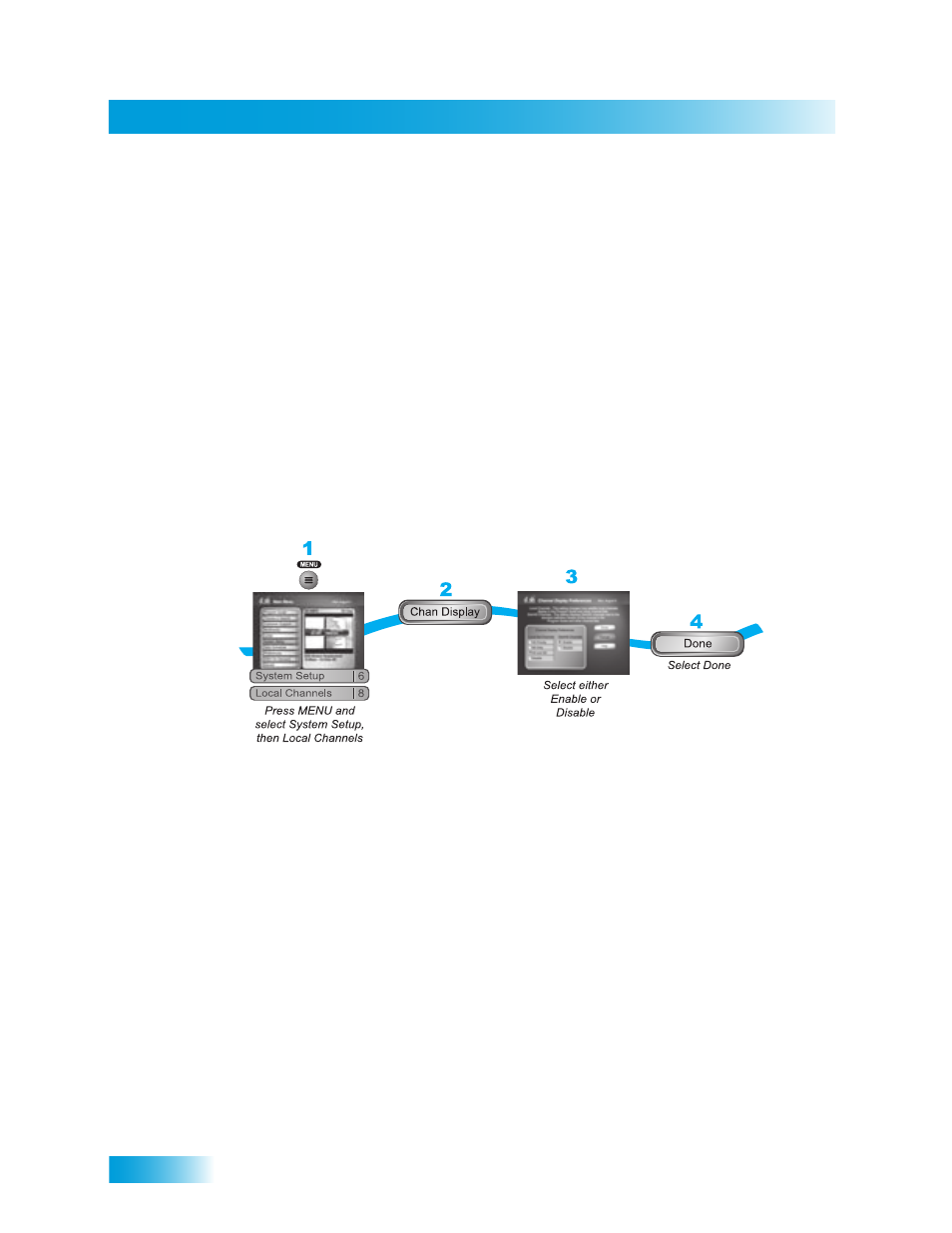 Chapter 10, Channel display preferences | Dish Network Solo ViP 411 User Manual | Page 90 / 146