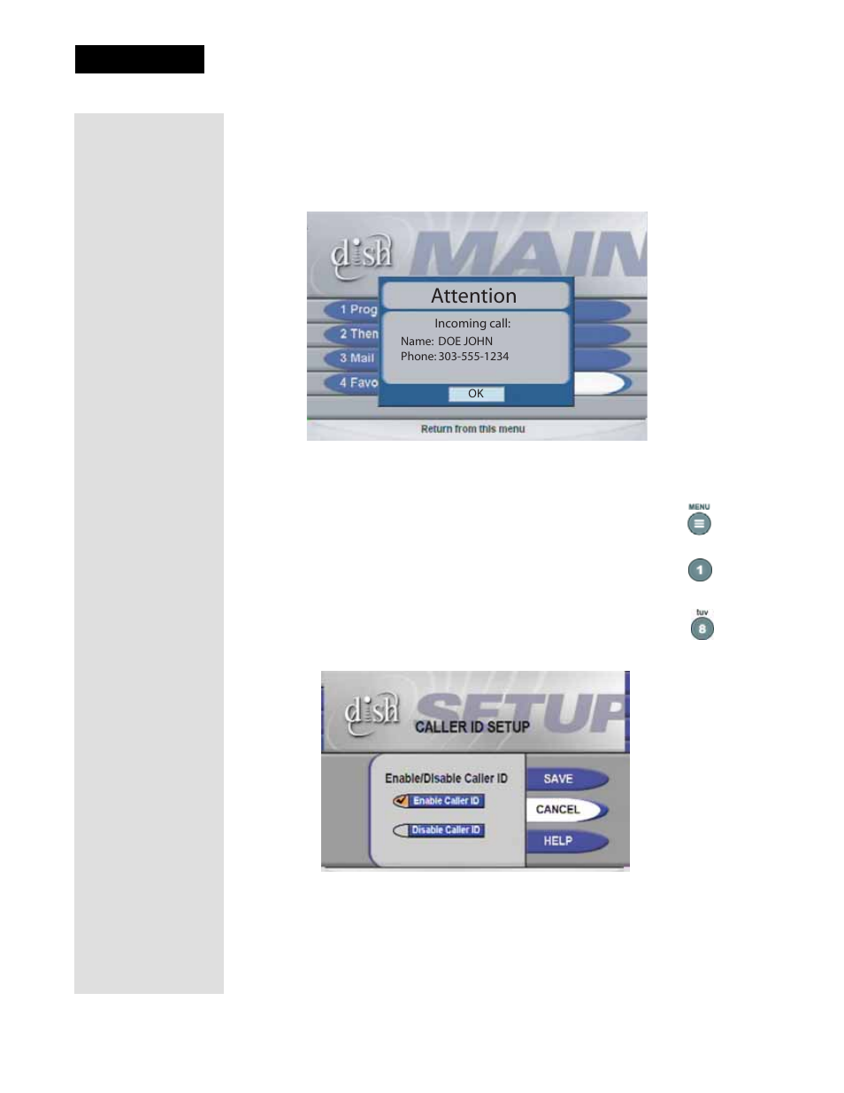Attention, Chapter 3 | Dish Network Solo 311 User Manual | Page 55 / 106