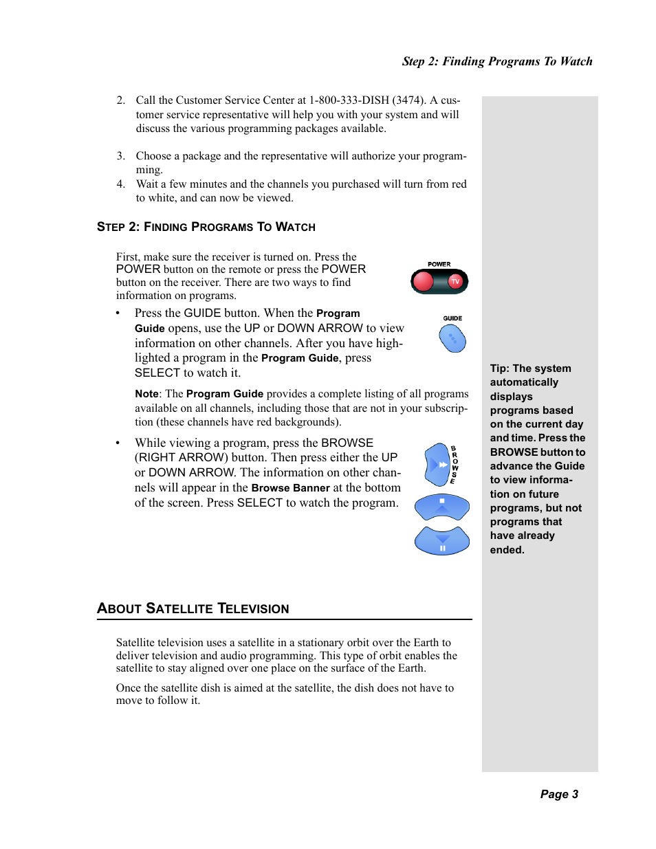 About satellite television | Dish Network Solo 311 User Manual | Page 8 / 106