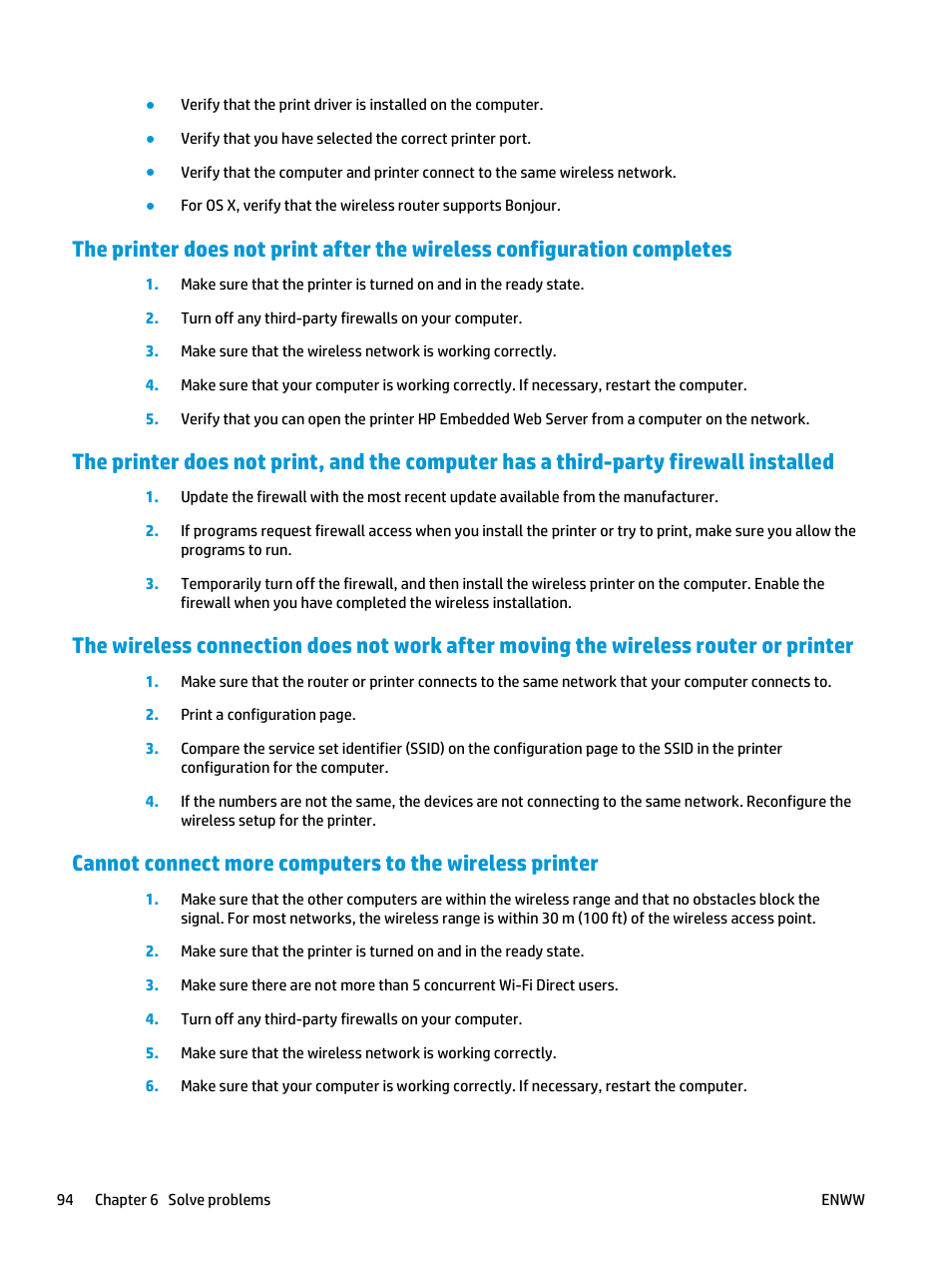 HP LaserJet Ultra M106w User Manual | Page 104 / 110