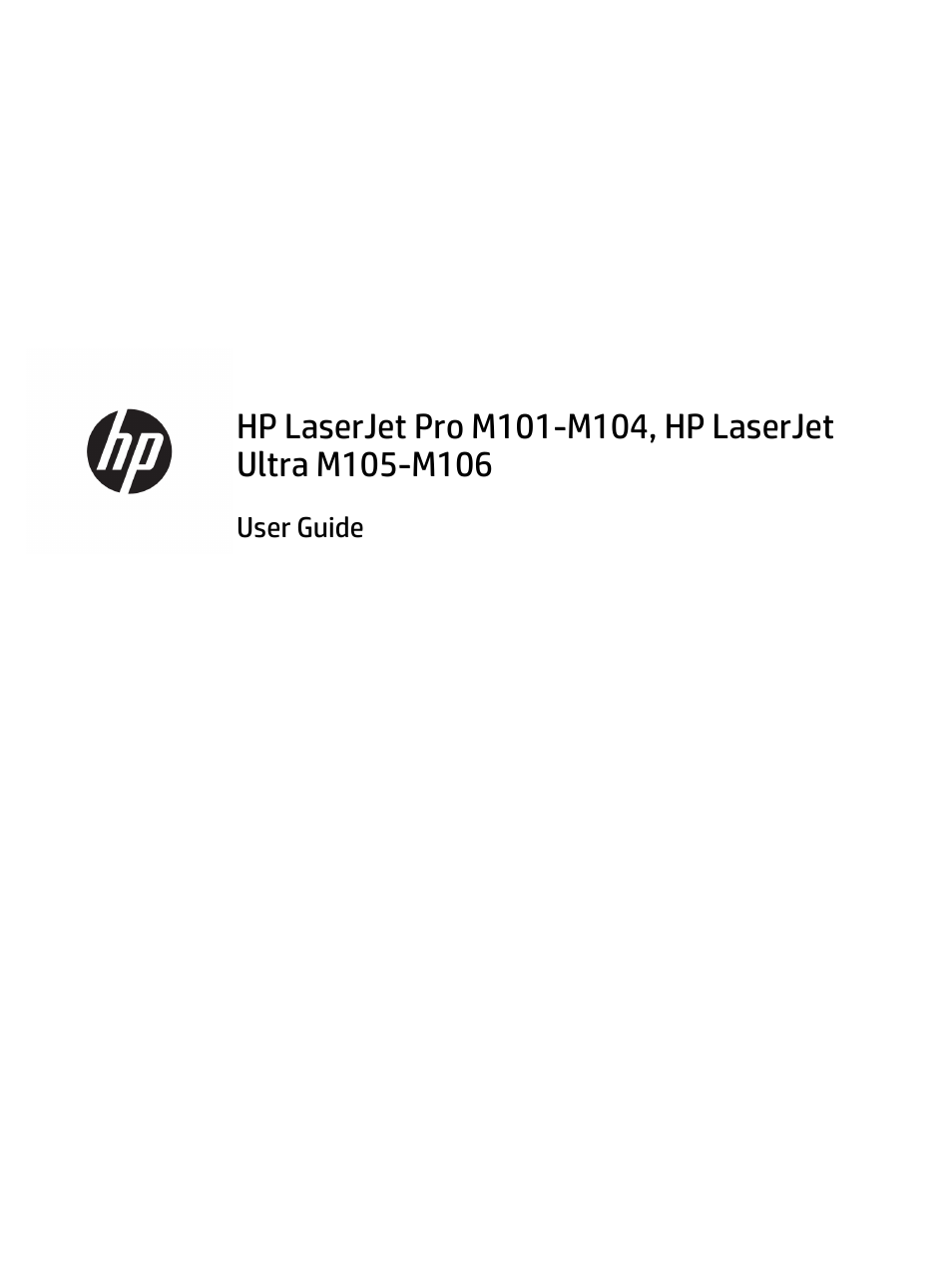 HP LaserJet Ultra M106w User Manual | Page 3 / 110