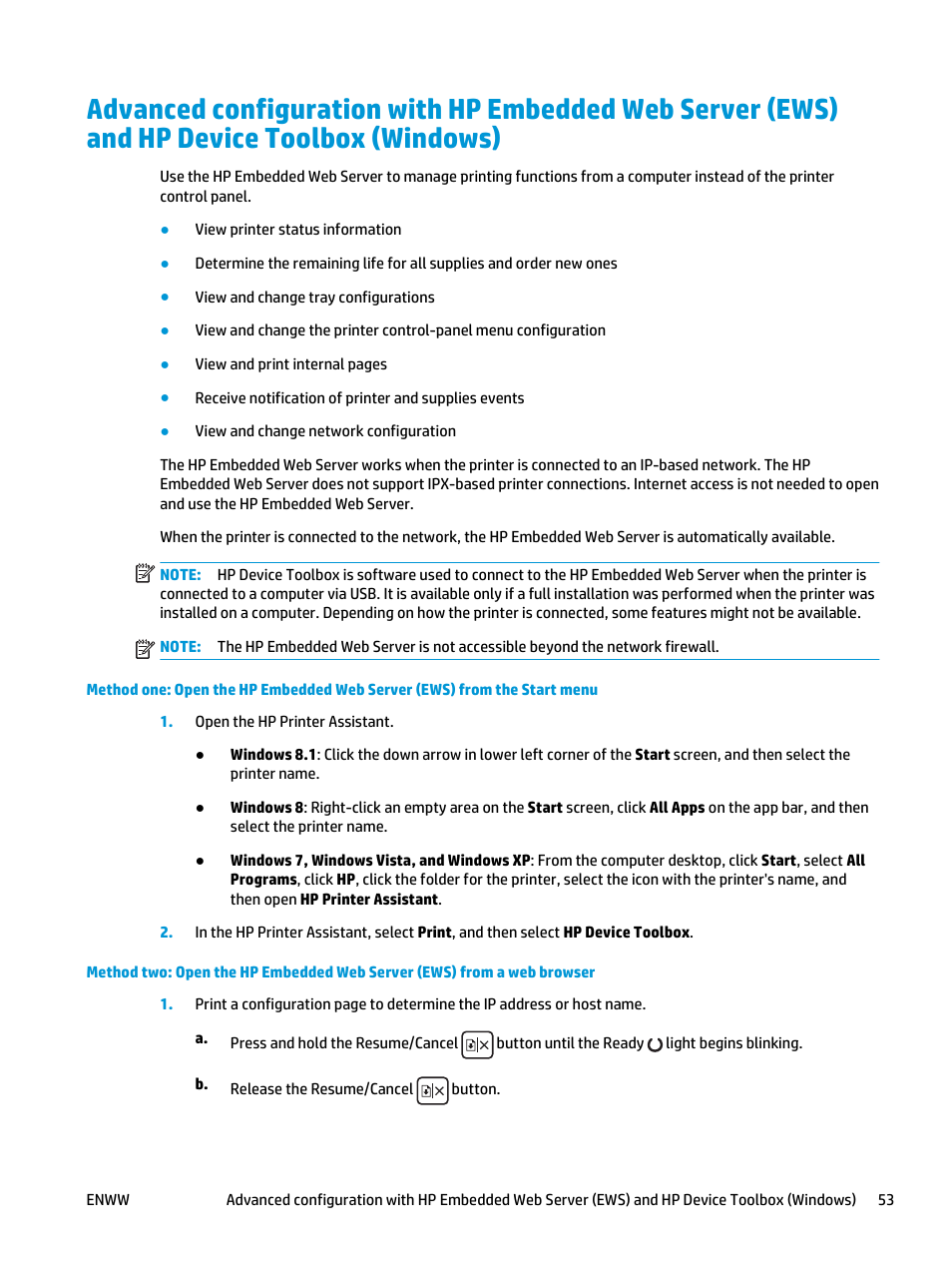 HP LaserJet Ultra M106w User Manual | Page 63 / 110