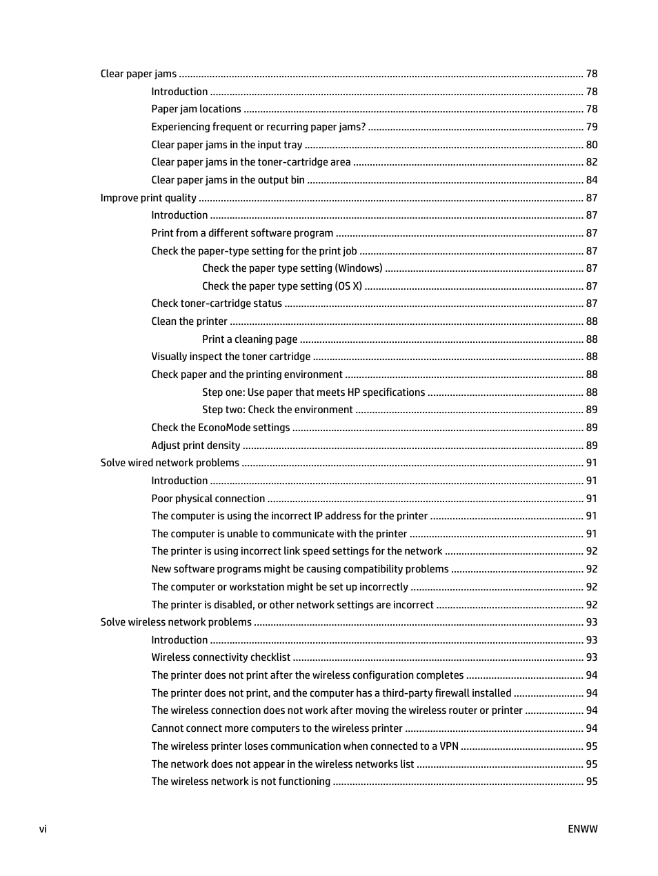 HP LaserJet Ultra M106w User Manual | Page 8 / 110