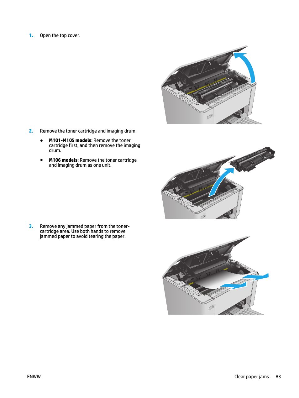 HP LaserJet Ultra M106w User Manual | Page 93 / 110