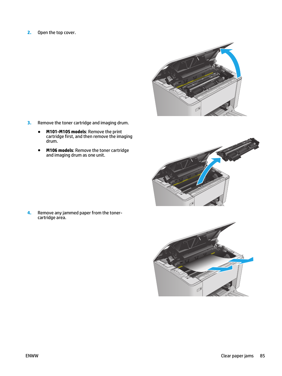 HP LaserJet Ultra M106w User Manual | Page 95 / 110