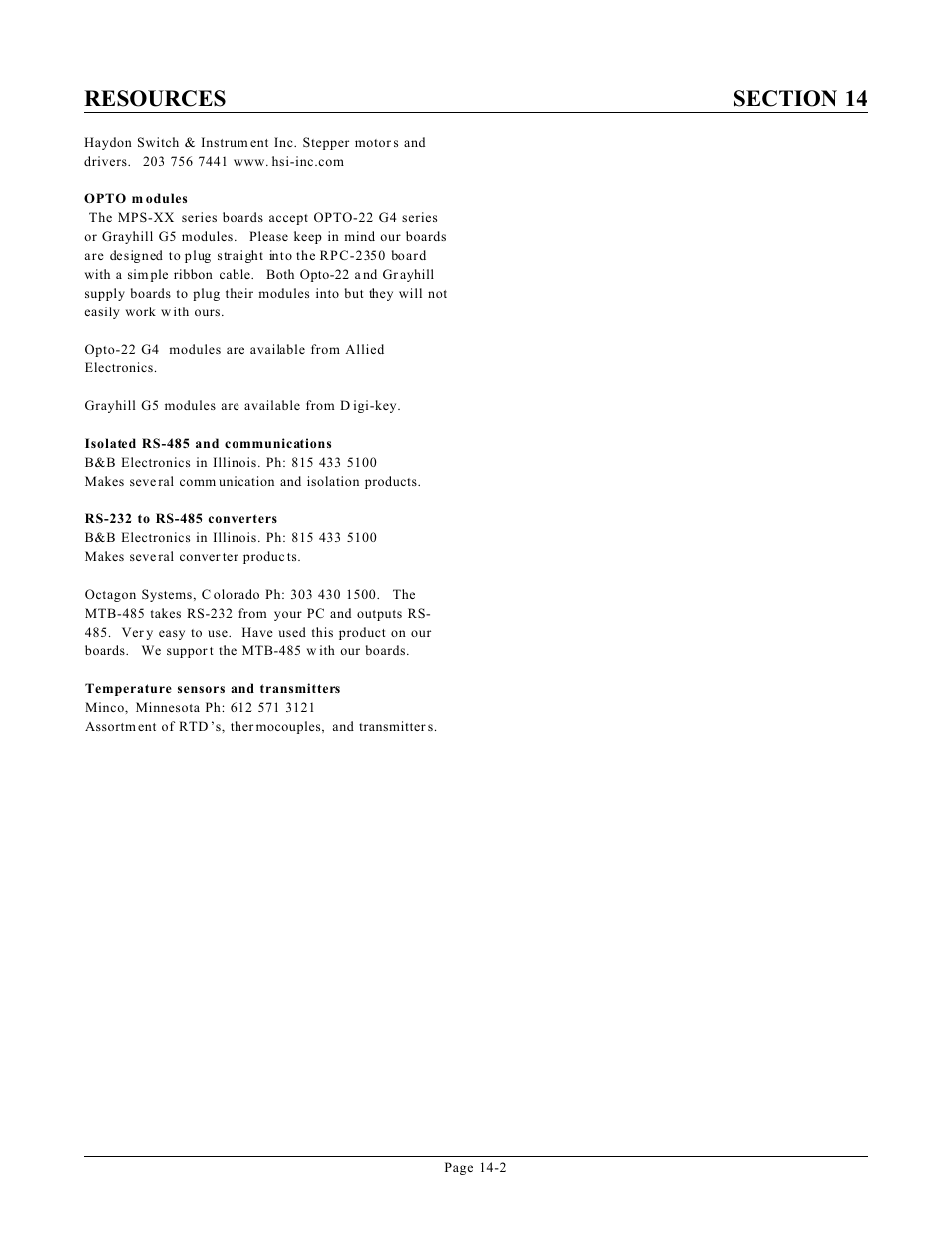 Remote Processing RPC-210 User Manual | Page 56 / 60