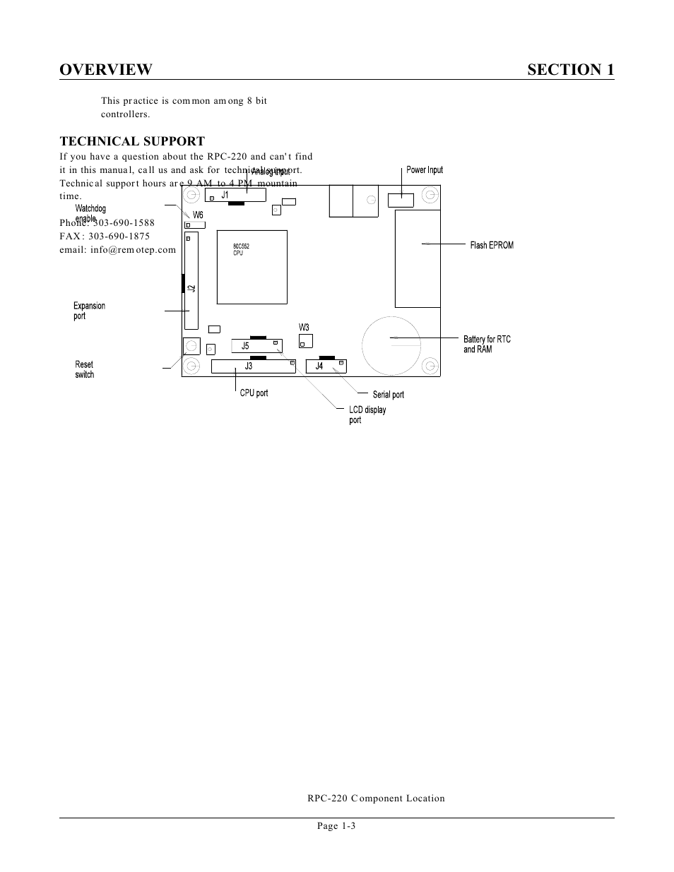 Remote Processing RPC-220 User Manual | Page 6 / 47