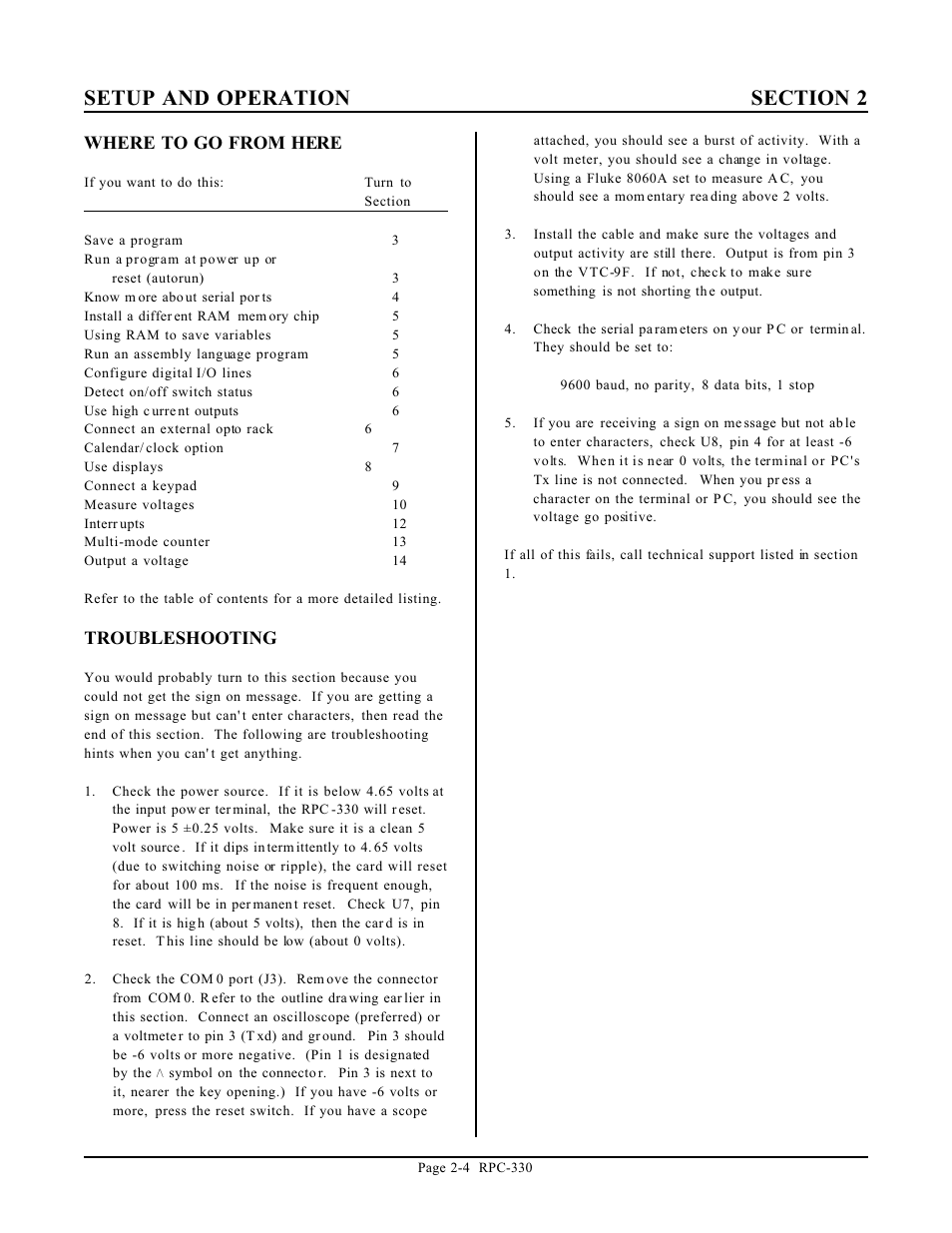 Where to go from here, Troubleshooting | Remote Processing RPC-330 User Manual | Page 10 / 48