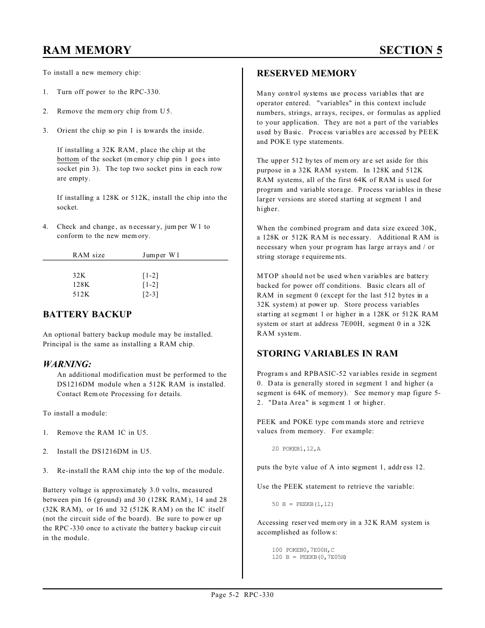 Remote Processing RPC-330 User Manual | Page 19 / 48