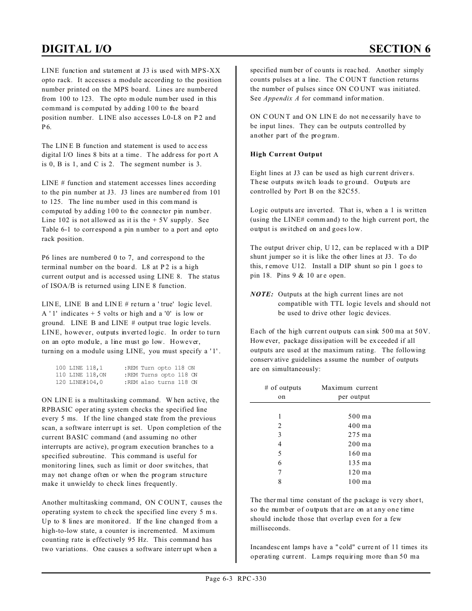 Remote Processing RPC-330 User Manual | Page 24 / 48