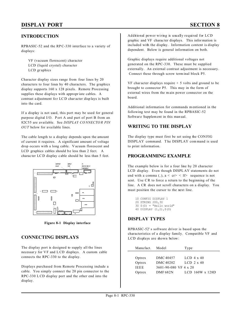 Remote Processing RPC-330 User Manual | Page 31 / 48