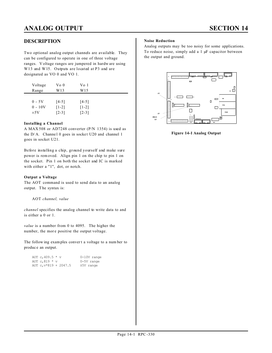 Description | Remote Processing RPC-330 User Manual | Page 46 / 48