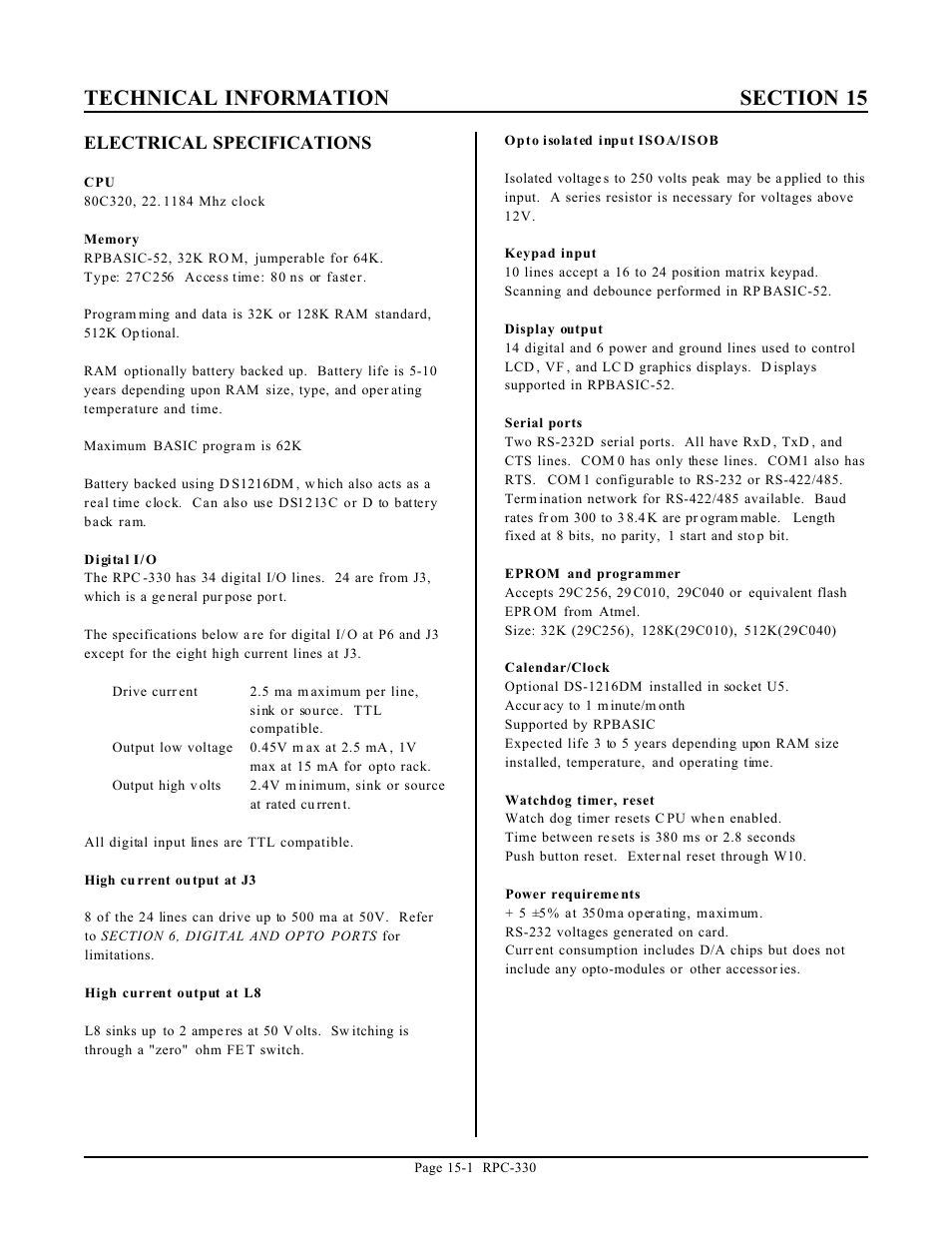 Remote Processing RPC-330 User Manual | Page 47 / 48