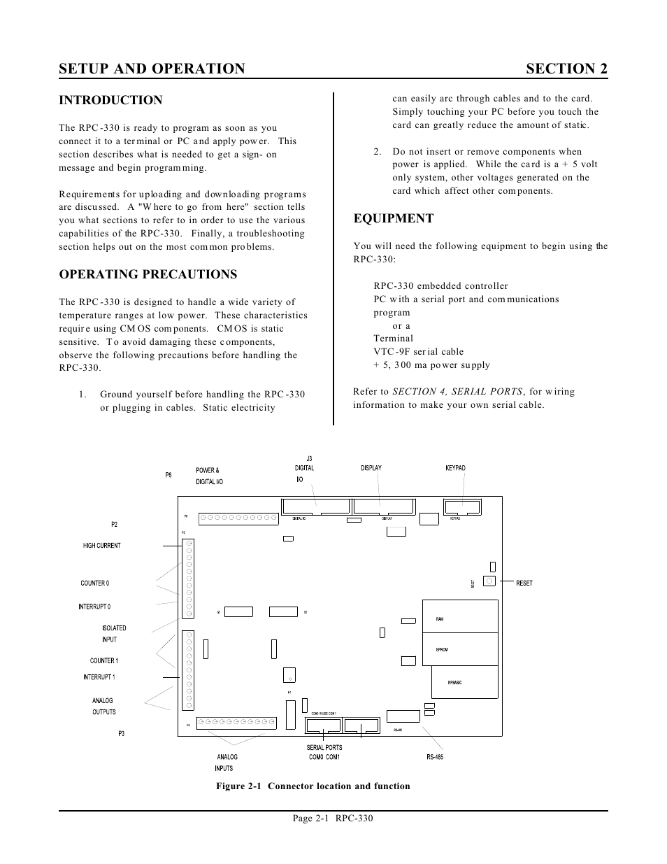 Remote Processing RPC-330 User Manual | Page 7 / 48