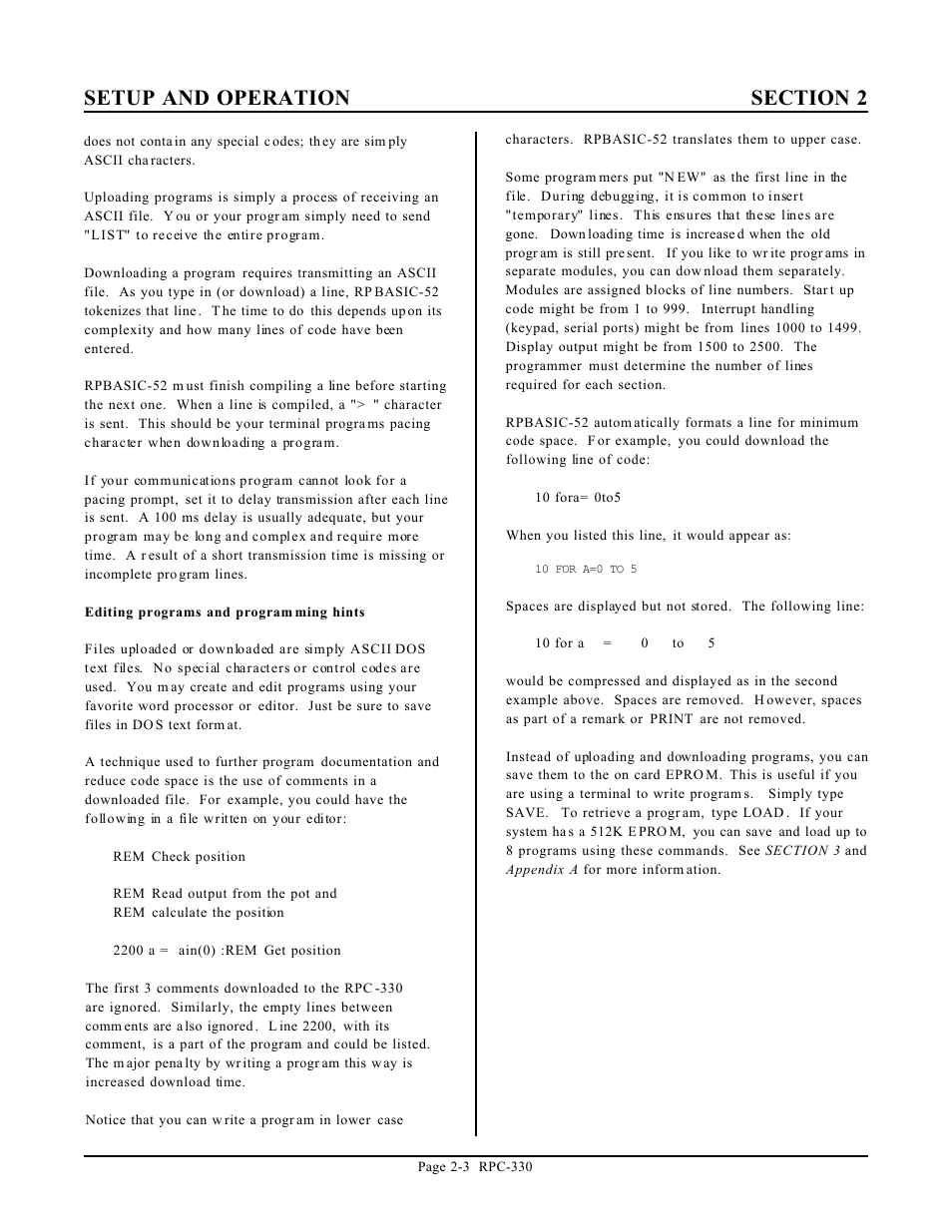 Remote Processing RPC-330 User Manual | Page 9 / 48