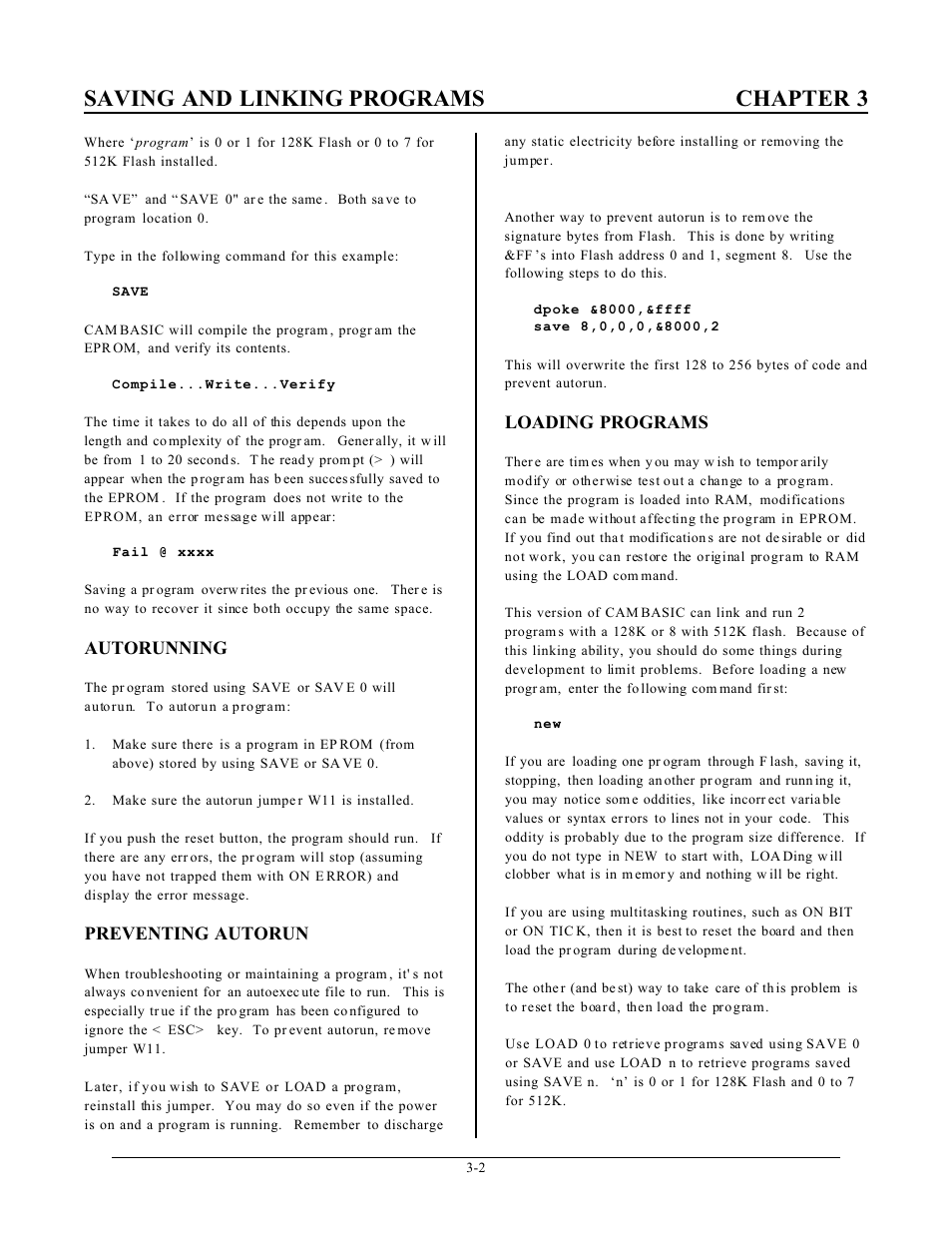 Saving and linking programs chapter 3 | Remote Processing RPC-2350 User Manual | Page 17 / 83