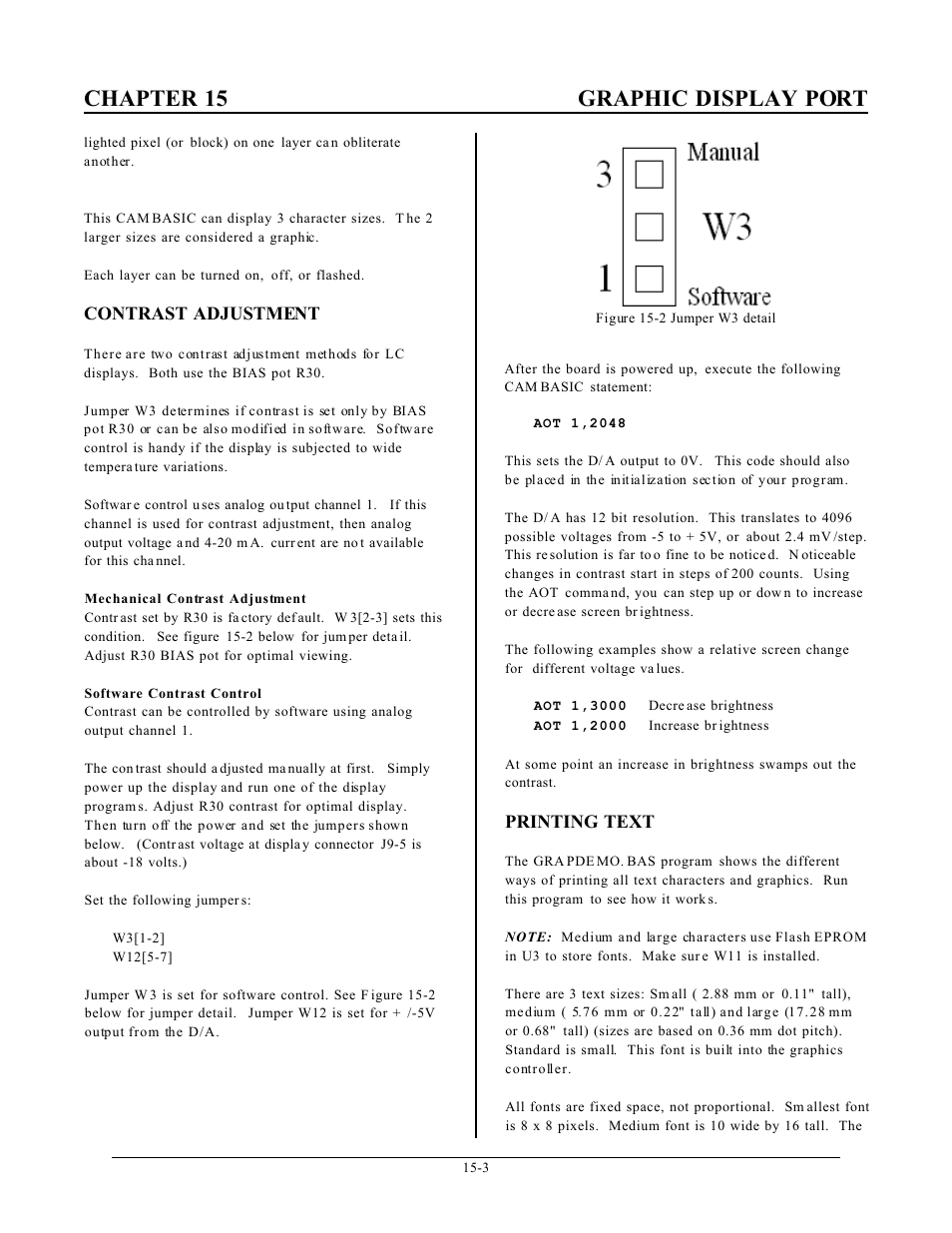 Chapter 15 graphic display port | Remote Processing RPC-2350 User Manual | Page 64 / 83