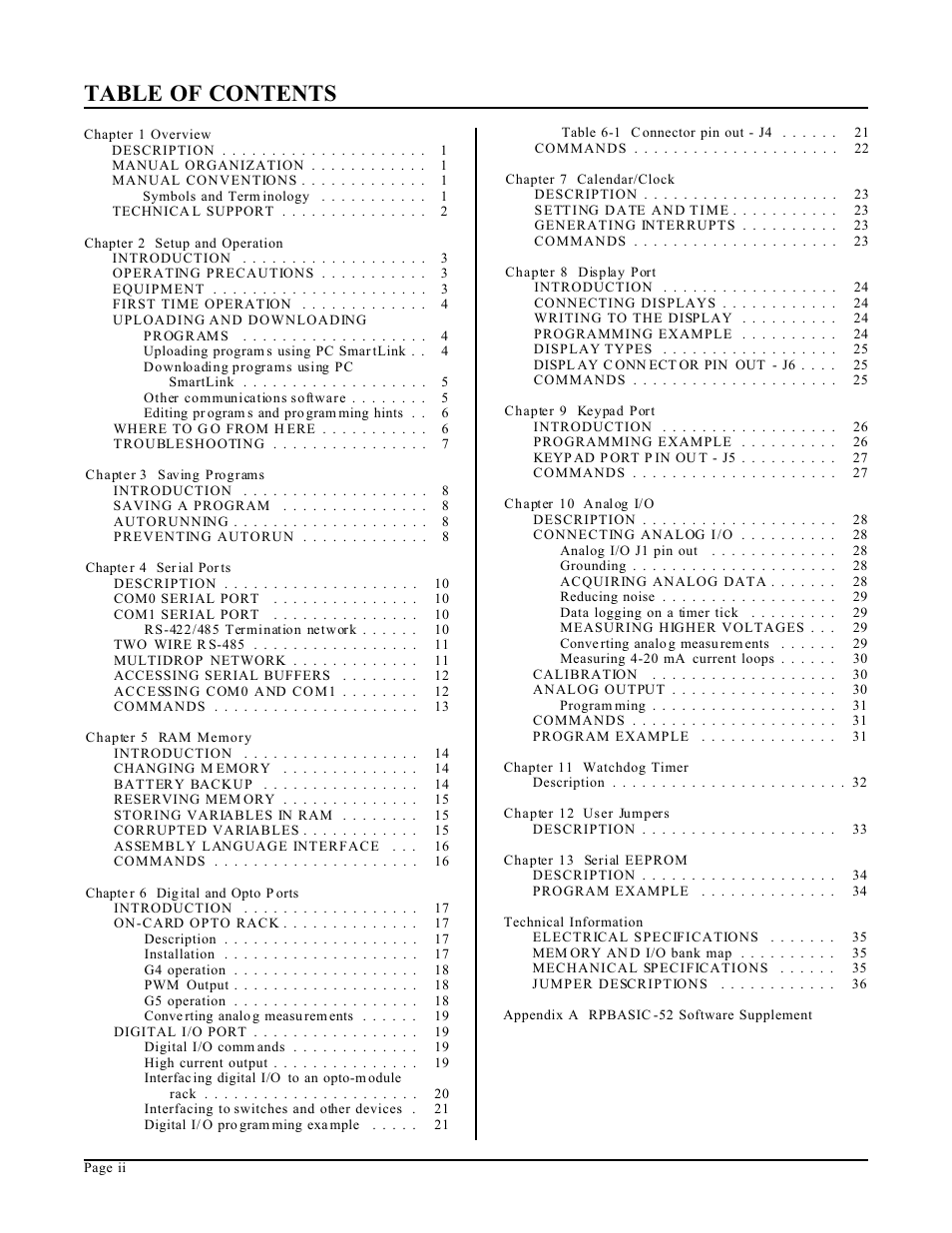 Remote Processing RPC-52 User Manual | Page 2 / 36
