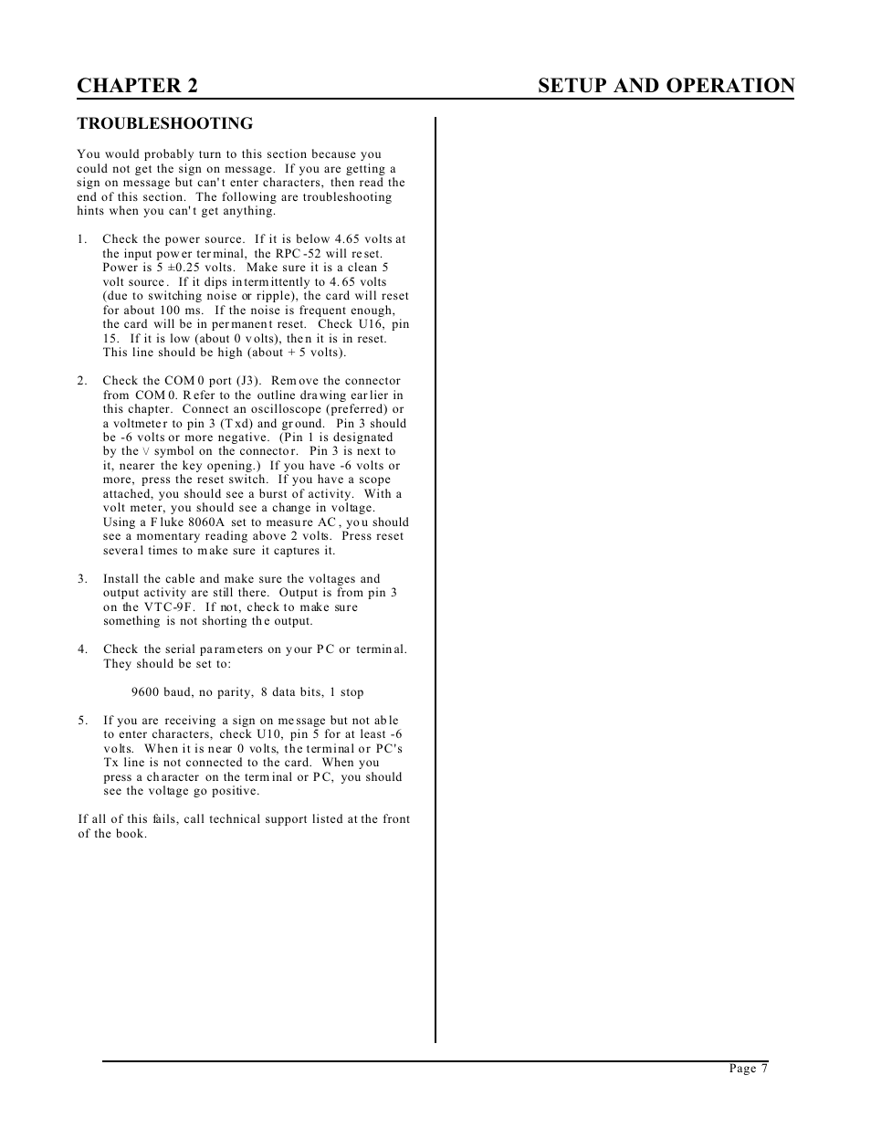 Chapter 2 setup and operation | Remote Processing RPC-52 User Manual | Page 9 / 36