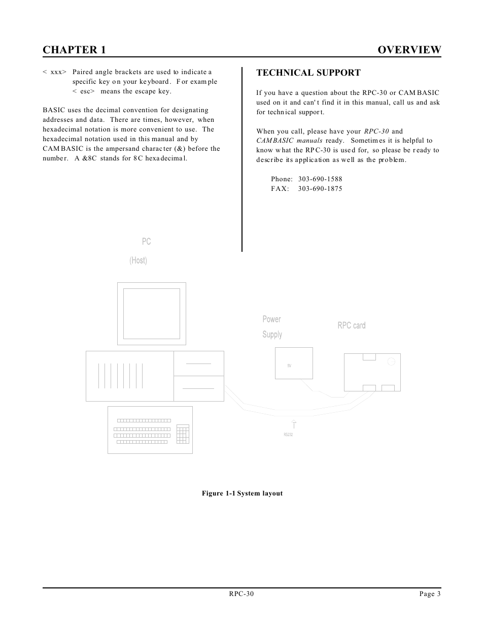 Chapter 1 overview | Remote Processing RPC-30 User Manual | Page 5 / 38