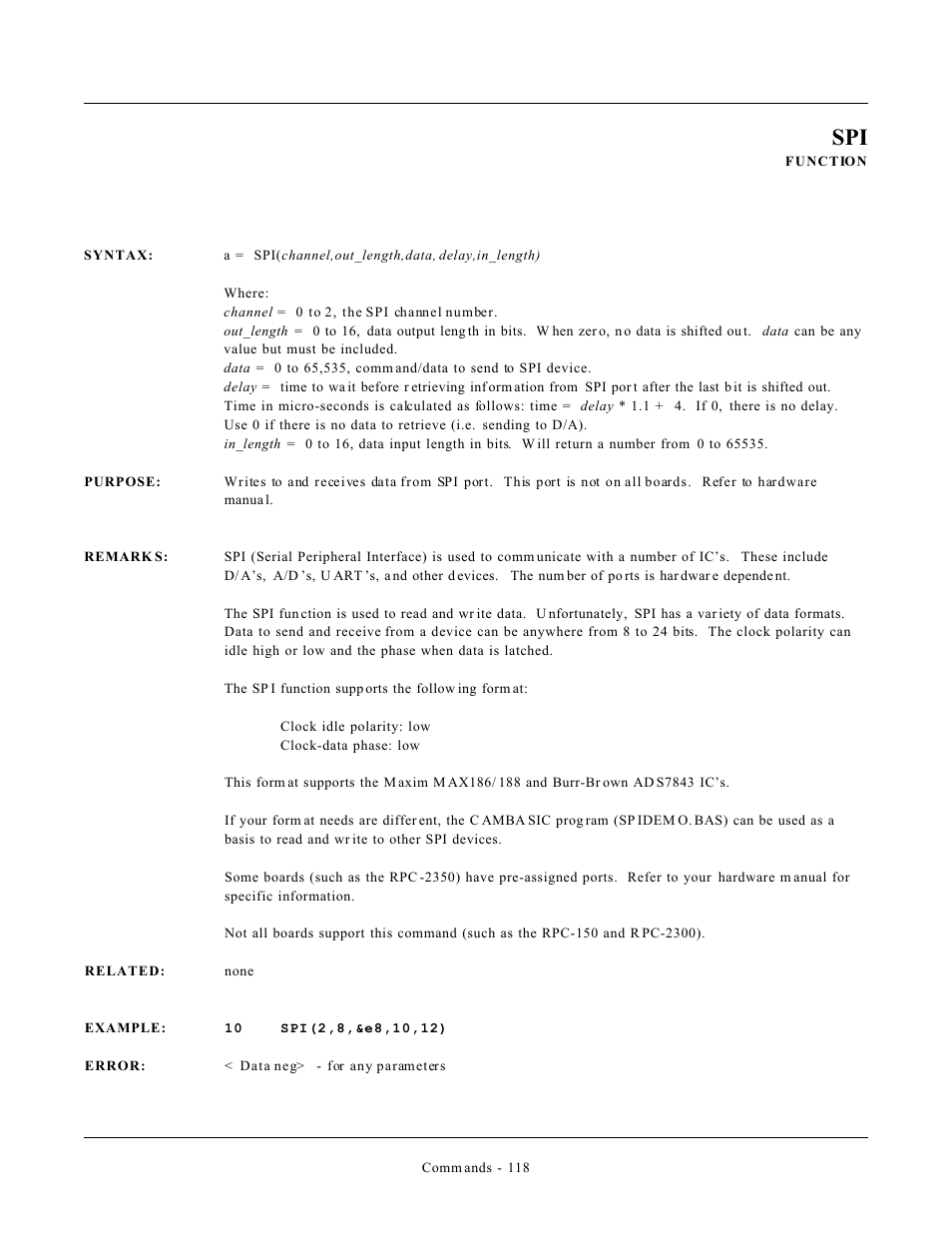 Remote Processing CAMBASIC User Manual | Page 151 / 208