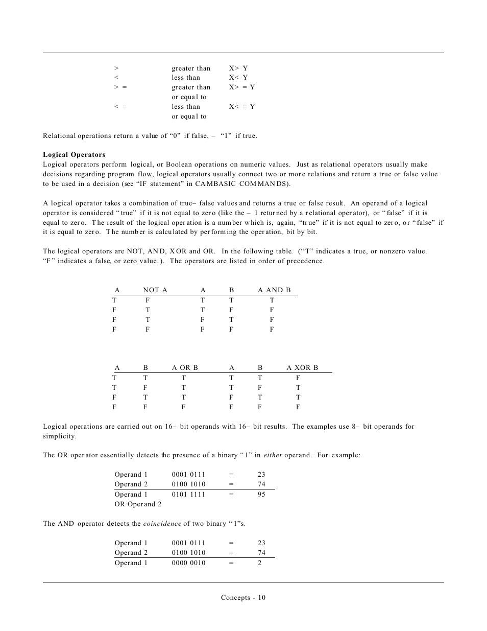 Remote Processing CAMBASIC User Manual | Page 16 / 208