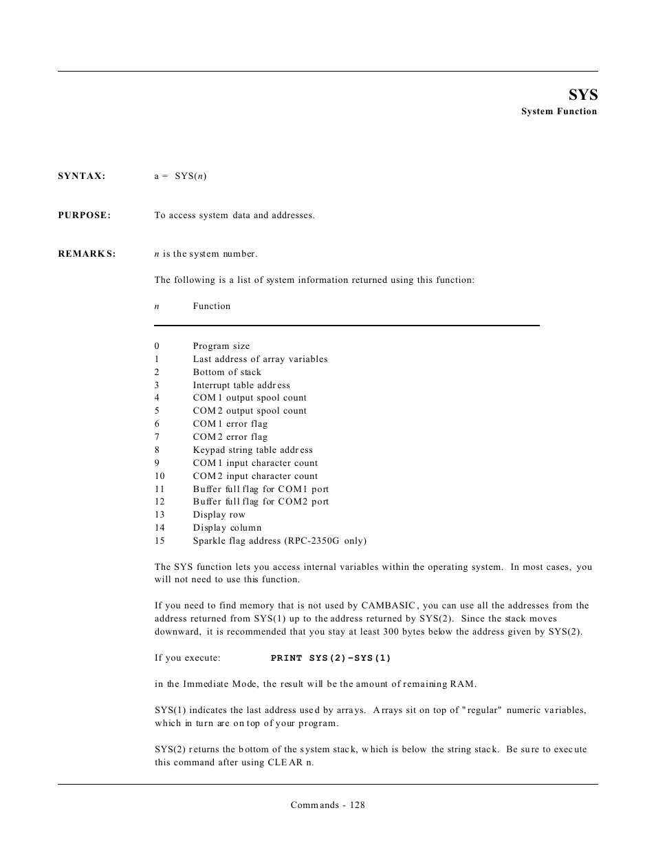 Remote Processing CAMBASIC User Manual | Page 161 / 208