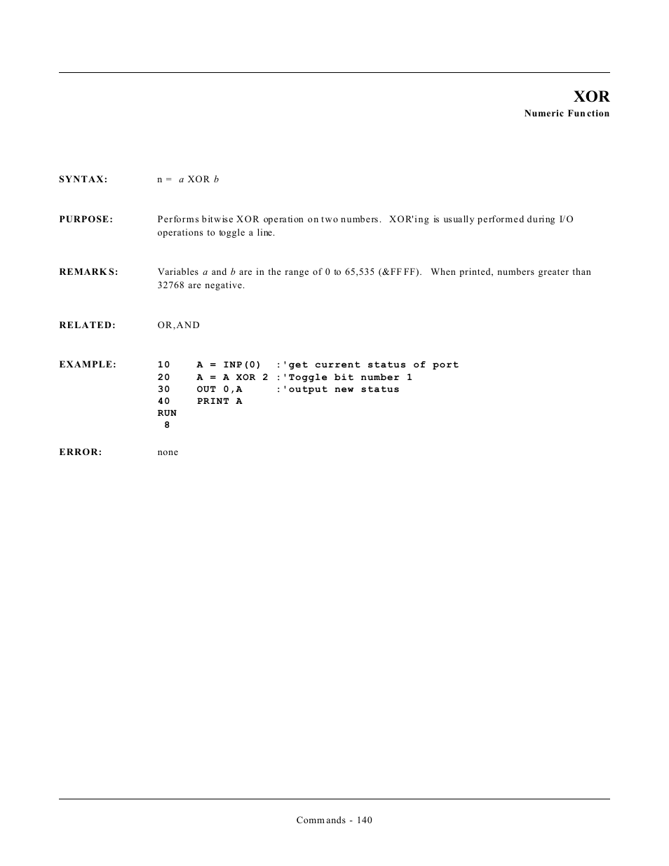 Remote Processing CAMBASIC User Manual | Page 173 / 208