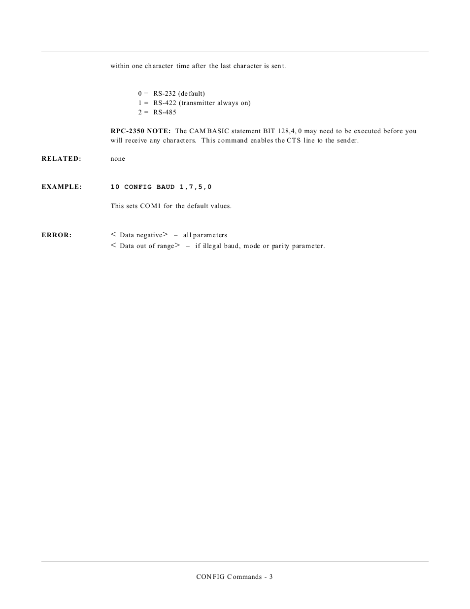 Remote Processing CAMBASIC User Manual | Page 176 / 208