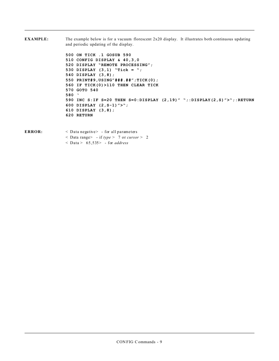 Remote Processing CAMBASIC User Manual | Page 182 / 208