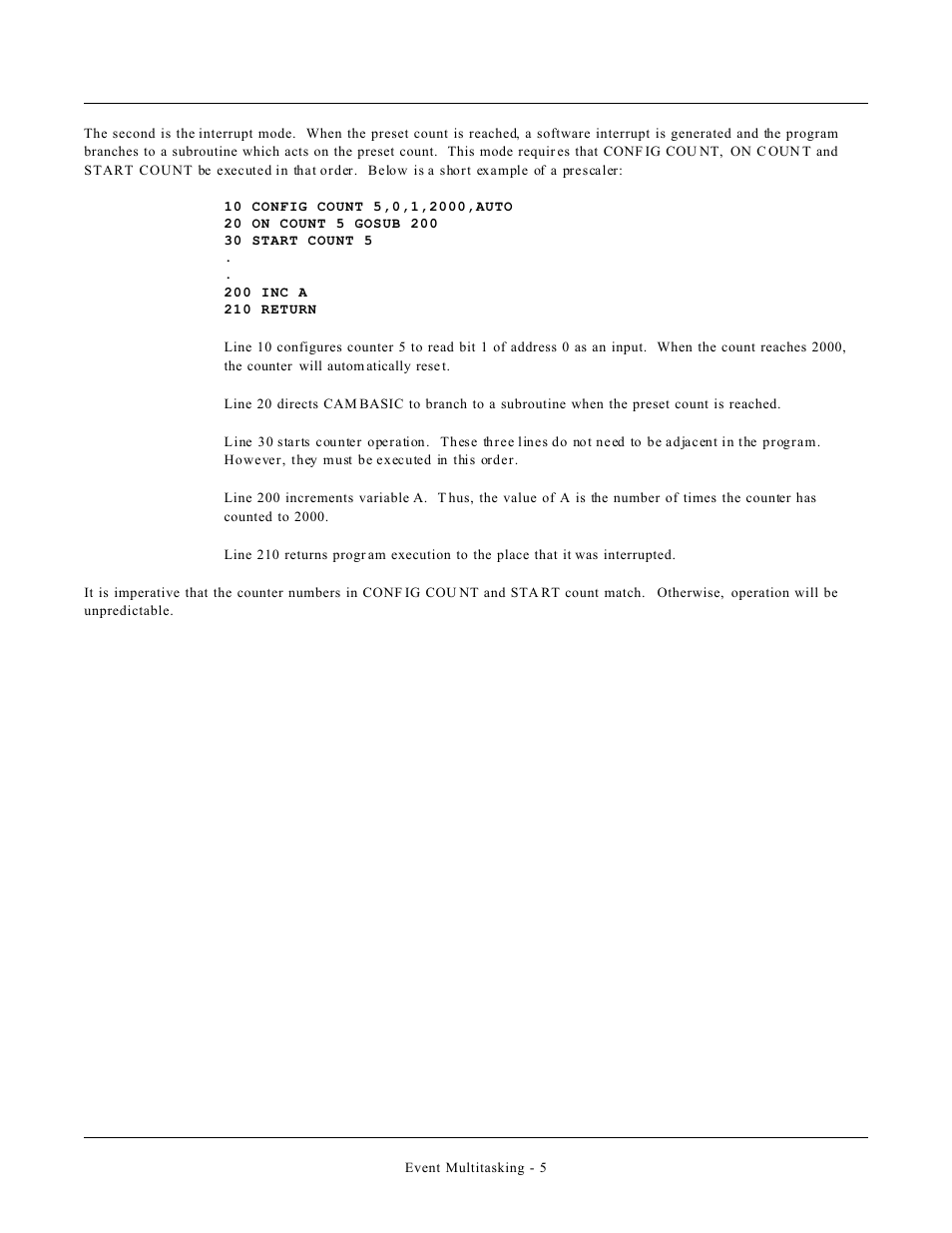 Remote Processing CAMBASIC User Manual | Page 194 / 208