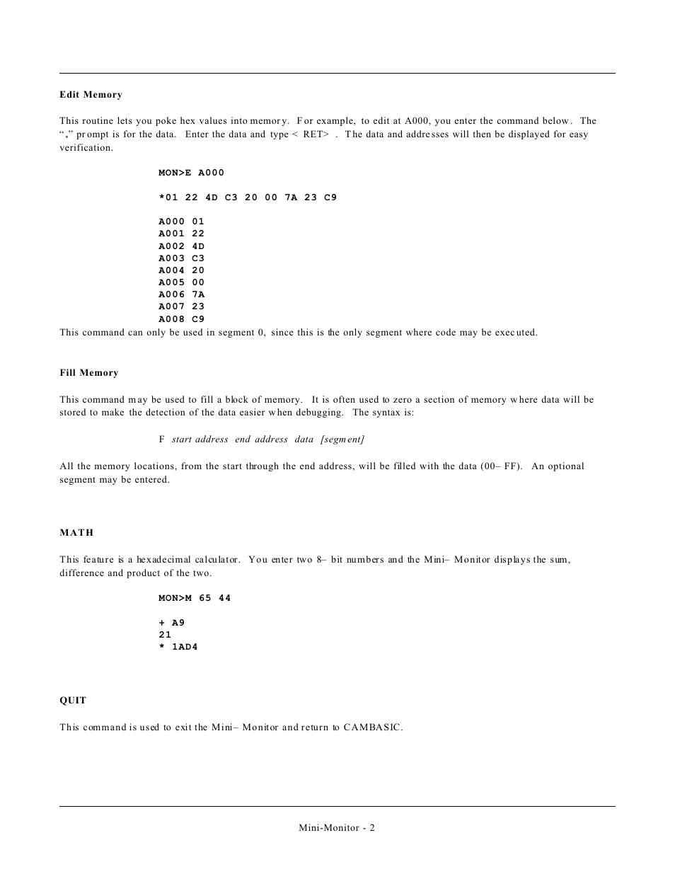 Remote Processing CAMBASIC User Manual | Page 208 / 208