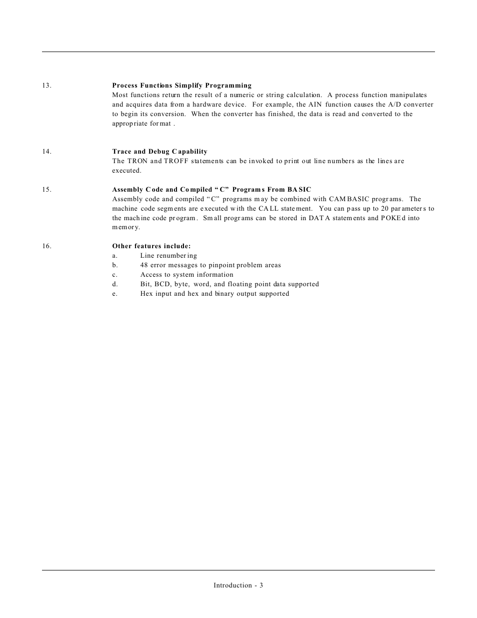 Remote Processing CAMBASIC User Manual | Page 6 / 208