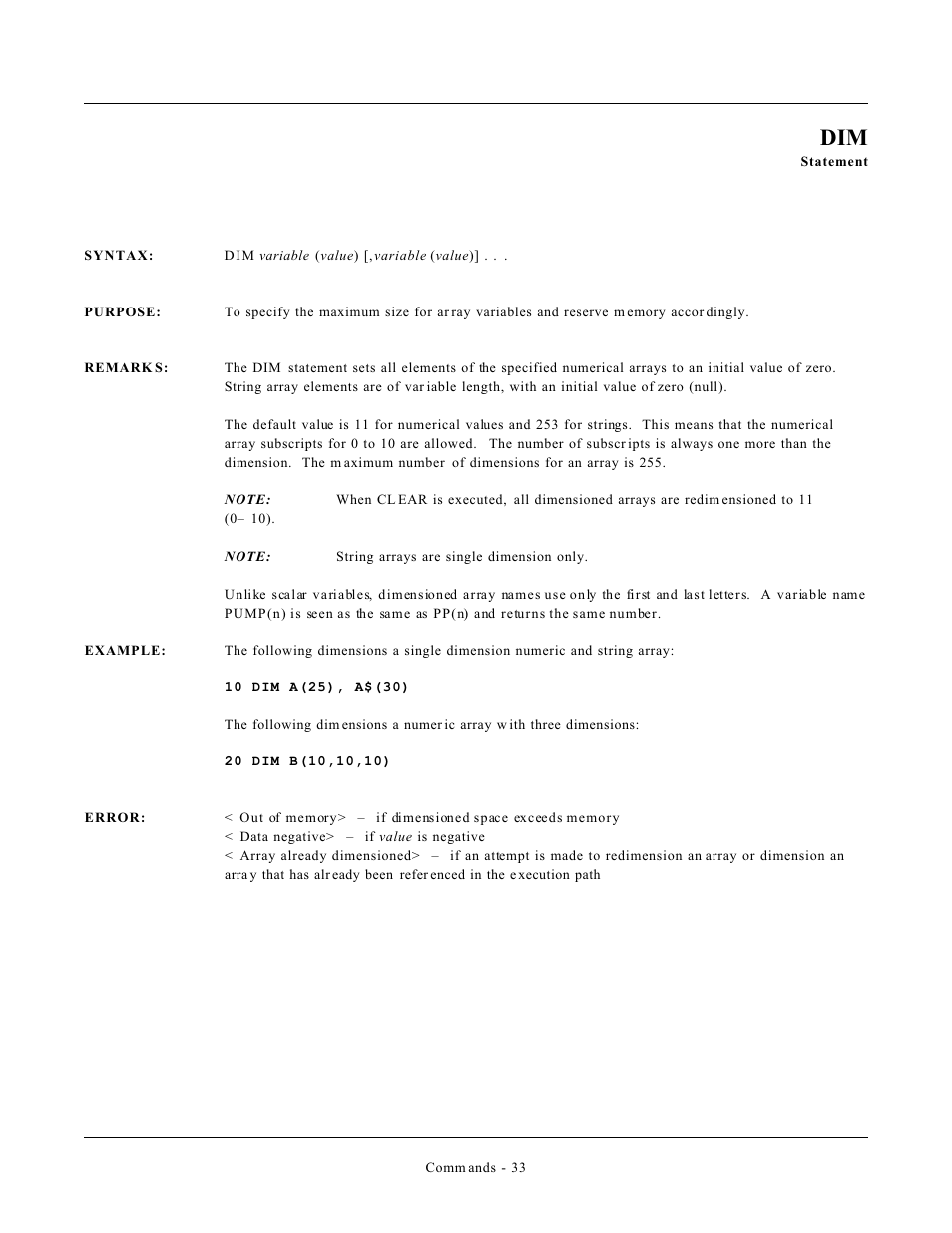 Remote Processing CAMBASIC User Manual | Page 66 / 208