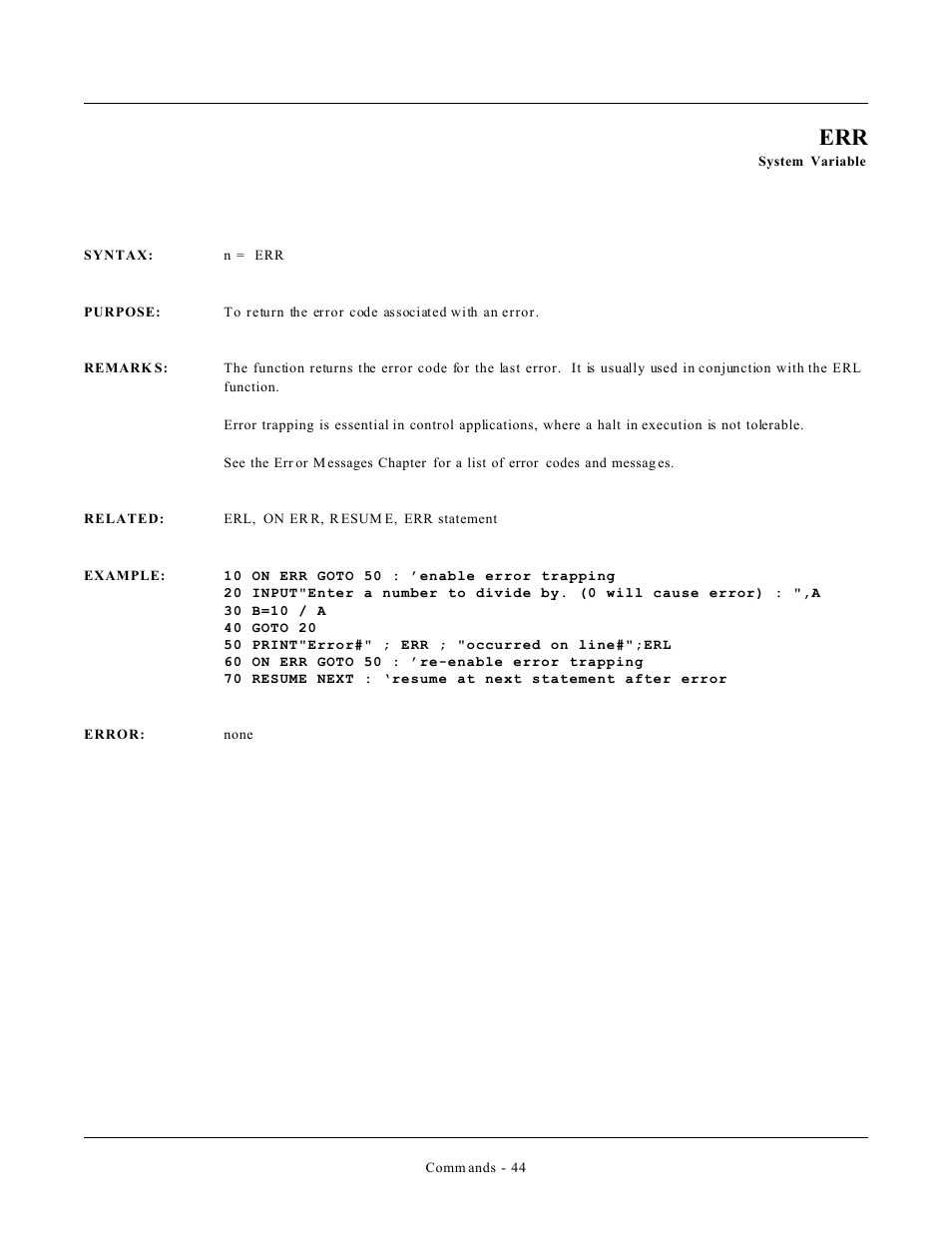 Remote Processing CAMBASIC User Manual | Page 77 / 208