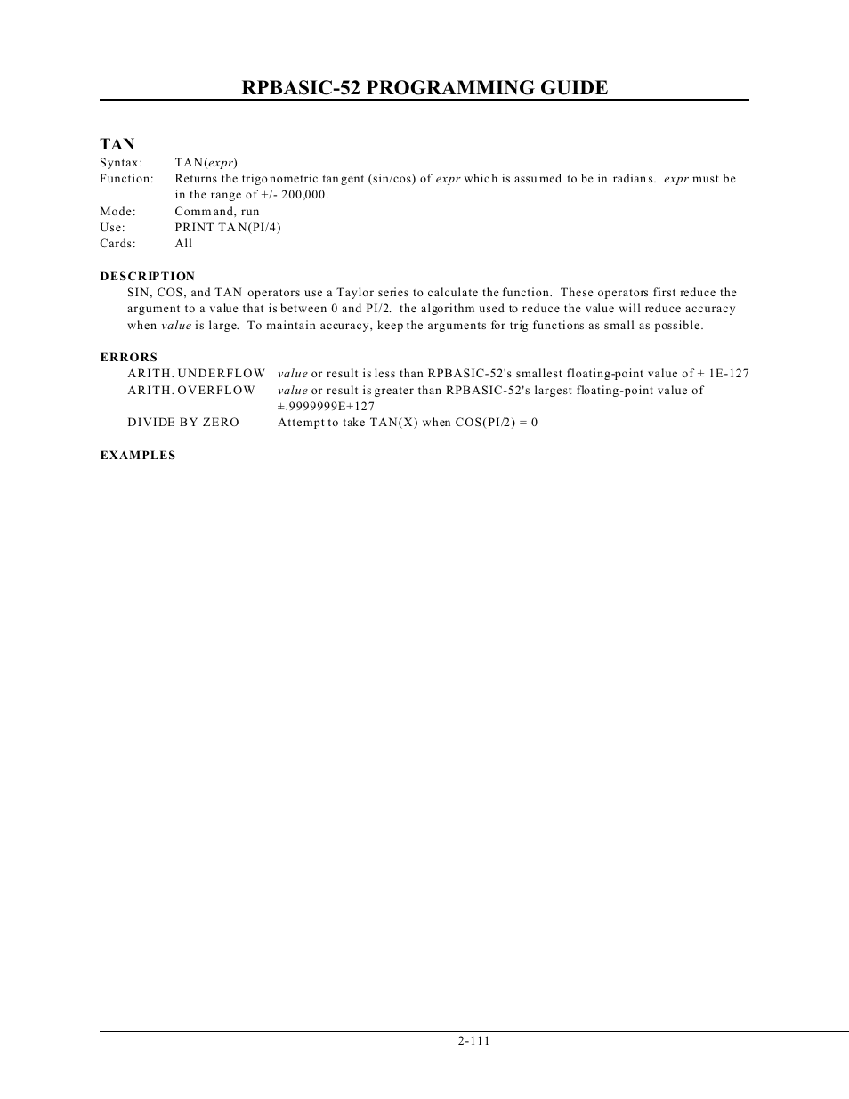 Rpbasic-52 programming guide | Remote Processing BASIC 52 User Manual | Page 130 / 163