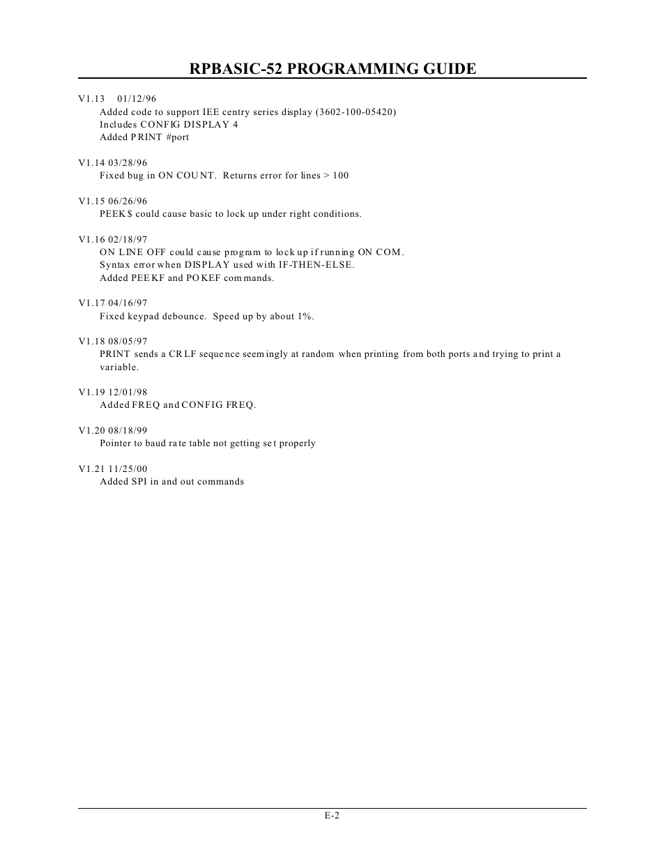 Rpbasic-52 programming guide | Remote Processing BASIC 52 User Manual | Page 163 / 163