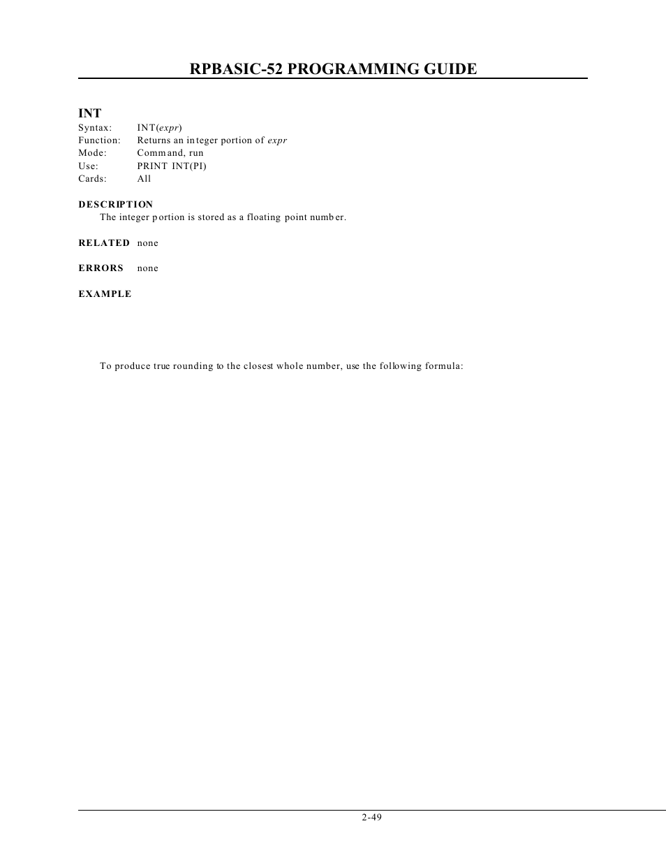 Rpbasic-52 programming guide | Remote Processing BASIC 52 User Manual | Page 68 / 163
