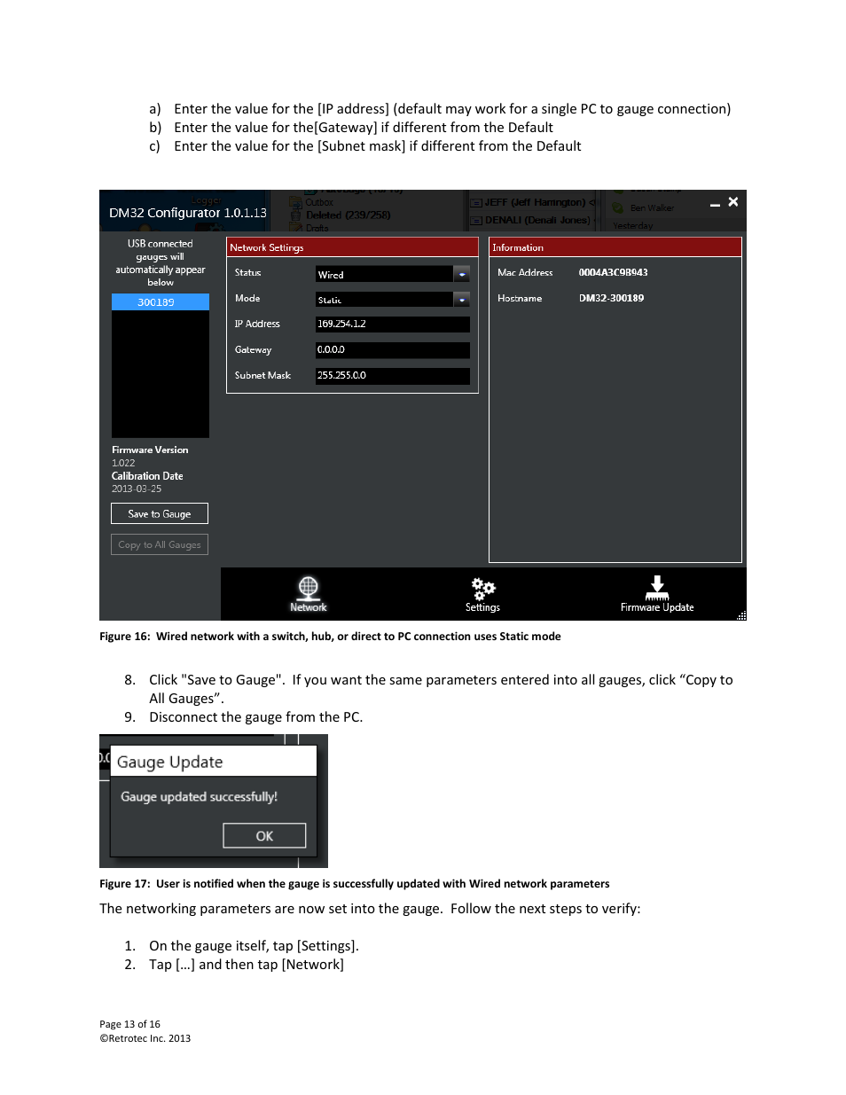 Retrotec DM32 User Manual | Page 13 / 16