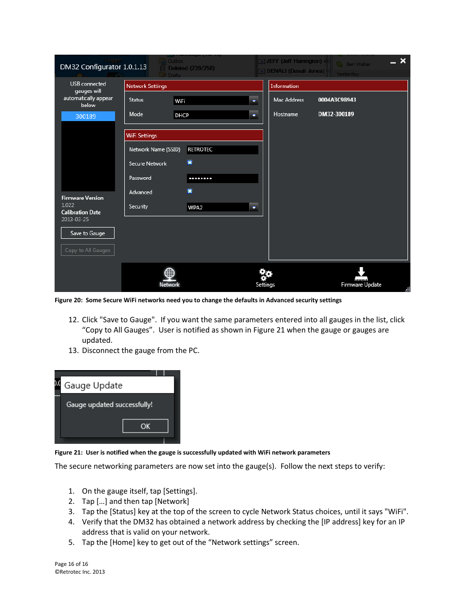 Retrotec DM32 User Manual | Page 16 / 16