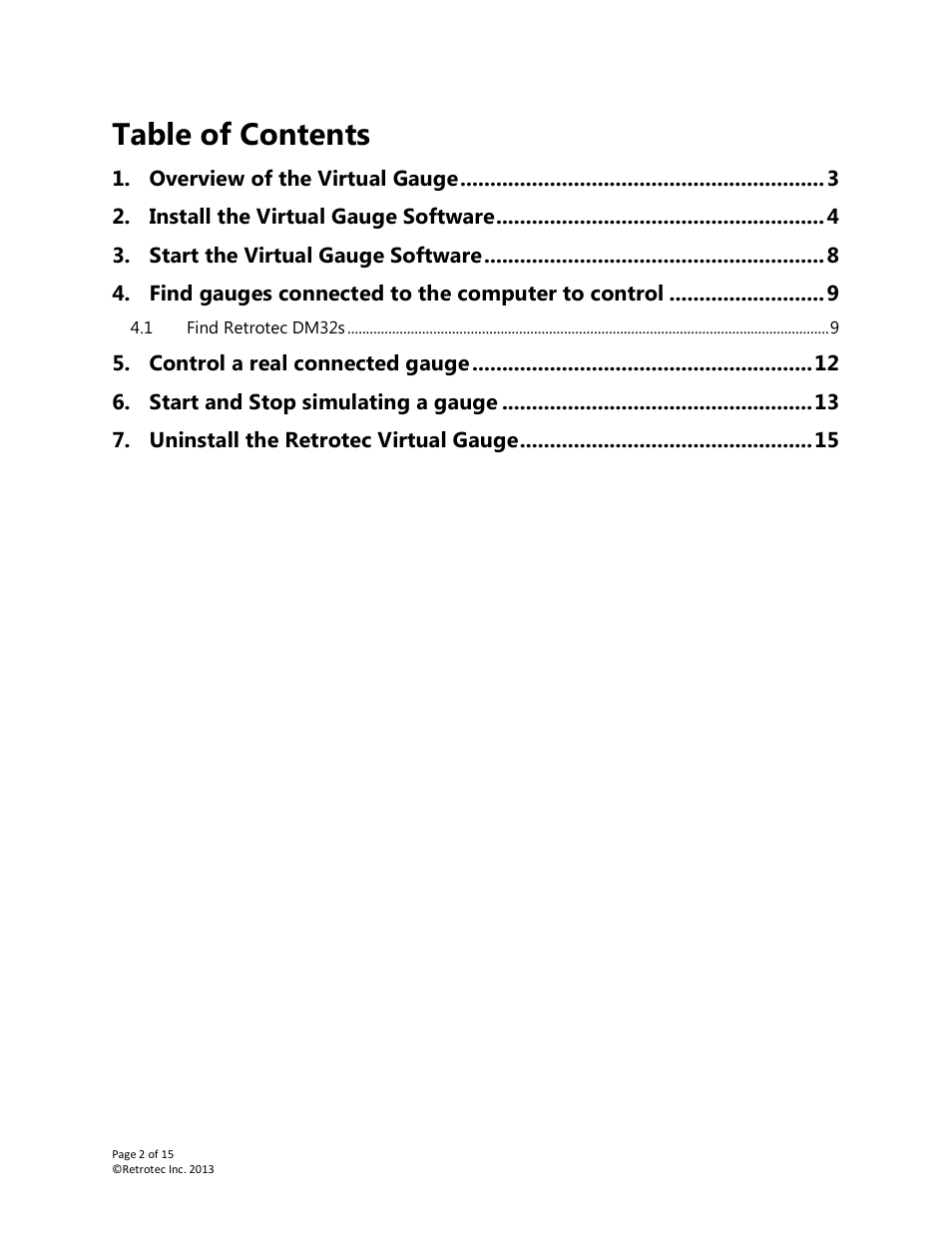 Retrotec DM32 User Manual | Page 2 / 15