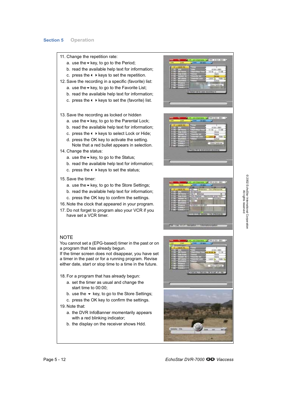 Dish Network DVR-7000 User Manual | Page 50 / 100