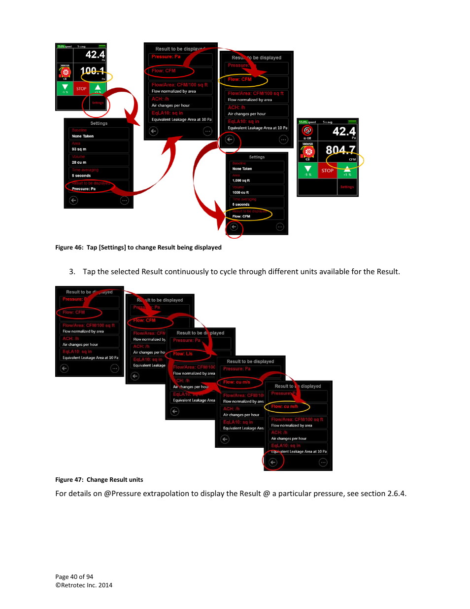 Retrotec DM32 User Manual | Page 40 / 94