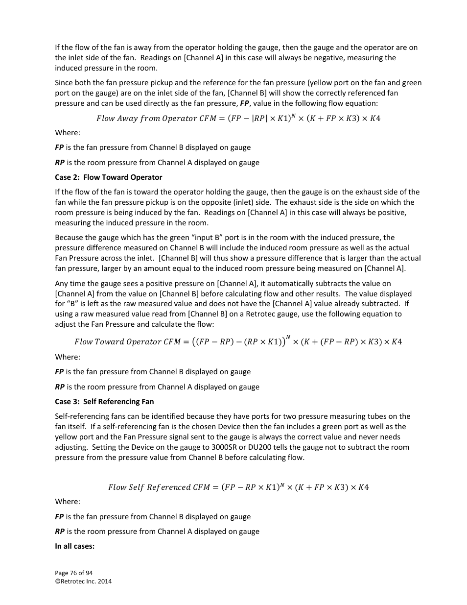 Retrotec DM32 User Manual | Page 76 / 94