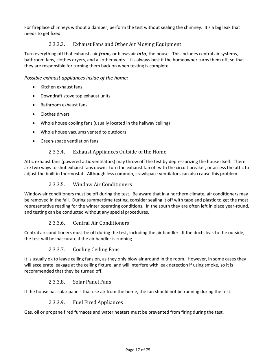 Retrotec Residential Pressure & Air Leakage User Manual | Page 17 / 75