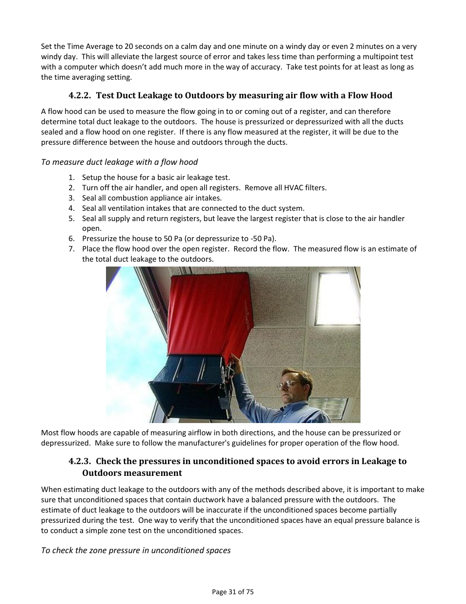 Measurement | Retrotec Residential Pressure & Air Leakage User Manual | Page 31 / 75